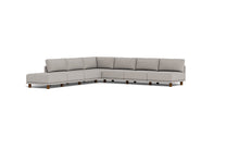 Load image into Gallery viewer, Luna - Sectional - Dream Grey - High Arms - Low Legs
