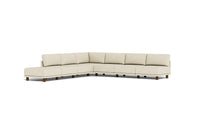 Load image into Gallery viewer, Luna - Sectional - Sunset Beige - High Arms - Low Legs
