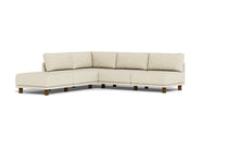 Load image into Gallery viewer, Luna - Sectional - Sunset Beige - High Arms - Low Legs

