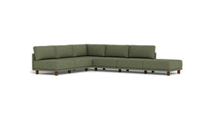 Load image into Gallery viewer, Luna - Sectional - Moss Green - High Arms - Low Legs
