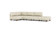 Load image into Gallery viewer, Luna - Sectional - Sunset Beige - High Arms - Low Legs
