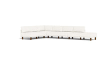 Load image into Gallery viewer, Luna - Sectional - Snowdrift - High Arms - Tall Legs
