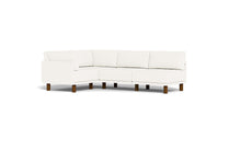 Load image into Gallery viewer, Luna - Sectional - Snowdrift - High Arms - Tall Legs
