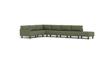 Load image into Gallery viewer, Luna - Sectional - Moss Green - Low Arms - Tall Legs
