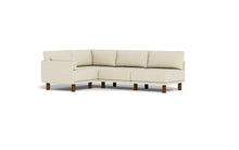 Load image into Gallery viewer, Luna - Sectional - Sunset Beige - Low Arms - Tall Legs
