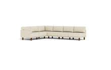 Load image into Gallery viewer, Luna - Sectional - Sunset Beige - Low Arms - Tall Legs
