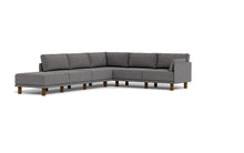 Load image into Gallery viewer, Luna - Sectional - Storm Grey - Low Arms - Tall Legs
