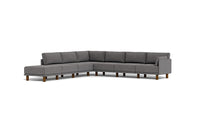 Load image into Gallery viewer, Luna - Sectional - Storm Grey - Low Arms - Tall Legs
