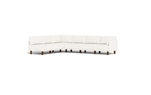 Load image into Gallery viewer, Luna - Sectional - Snowdrift - Low Arms - Tall Legs

