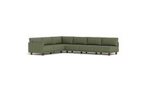 Load image into Gallery viewer, Luna - Sectional - Moss Green - Low Arms - Low Legs

