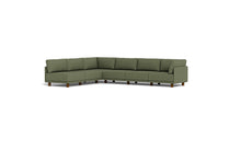 Load image into Gallery viewer, Luna - Sectional - Moss Green - High Arms - Low Legs
