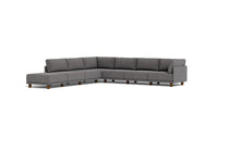 Load image into Gallery viewer, Luna - Sectional - Storm Grey - High Arms - Low Legs

