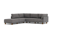 Load image into Gallery viewer, Luna - Sectional - Storm Grey - High Arms - Low Legs
