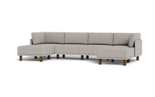 Load image into Gallery viewer, Luna - Sofa - Dream Grey - High Arms - Tall Legs
