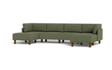 Load image into Gallery viewer, Luna - Sofa - Moss Green - High Arms - Tall Legs

