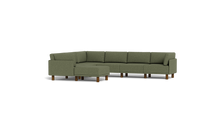 Load image into Gallery viewer, Luna - Sectional - Moss Green - High Arms - Tall Legs
