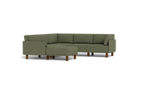 Load image into Gallery viewer, Luna - Sectional - Moss Green - High Arms - Tall Legs
