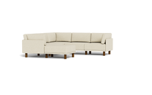 Load image into Gallery viewer, Luna - Sectional - Sunset Beige - High Arms - Tall Legs
