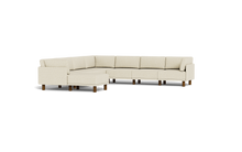 Load image into Gallery viewer, Luna - Sectional - Sunset Beige - High Arms - Tall Legs
