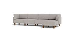 Load image into Gallery viewer, Luna - Sofa - Dream Grey - High Arms - Tall Legs
