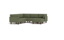 Load image into Gallery viewer, Luna - Sectional - Moss Green - High Arms - Tall Legs

