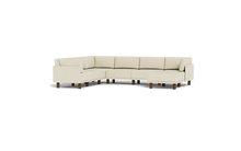 Load image into Gallery viewer, Luna - Sectional - Sunset Beige - High Arms - Tall Legs
