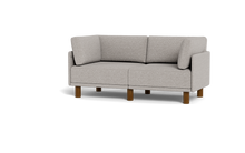 Load image into Gallery viewer, Luna - Sofa - Dream Grey - High Arms - Tall Legs
