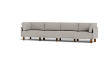 Load image into Gallery viewer, Luna - Sofa - Dream Grey - High Arms - Tall Legs

