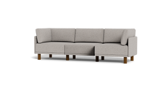 Load image into Gallery viewer, Luna - Sofa - Dream Grey - High Arms - Tall Legs
