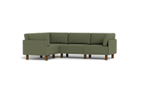 Load image into Gallery viewer, Luna - Sectional - Moss Green - High Arms - Tall Legs
