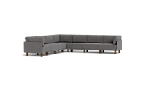 Load image into Gallery viewer, Luna - Sectional - Storm Grey - High Arms - Tall Legs
