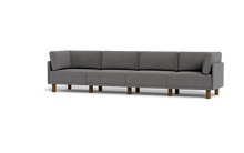 Load image into Gallery viewer, Luna - Sofa - Storm Grey - High Arms - Tall Legs

