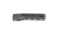 Load image into Gallery viewer, Luna - Sectional - Storm Grey - High Arms - Tall Legs
