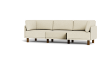 Load image into Gallery viewer, Luna - Sofa - Sunset Beige - High Arms - Tall Legs
