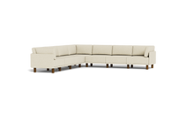 Load image into Gallery viewer, Luna - Sectional - Sunset Beige - High Arms - Tall Legs

