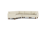 Load image into Gallery viewer, Luna - Sectional - Sunset Beige - High Arms - Tall Legs
