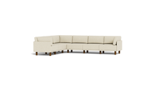 Load image into Gallery viewer, Luna - Sectional - Sunset Beige - High Arms - Tall Legs

