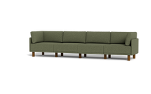 Load image into Gallery viewer, Luna - Sofa - Moss Green - High Arms - Tall Legs
