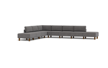 Load image into Gallery viewer, Luna - Sectional - Storm Grey - High Arms - Tall Legs
