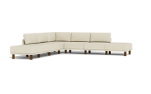 Load image into Gallery viewer, Luna - Sectional - Sunset Beige - High Arms - Tall Legs

