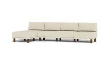 Load image into Gallery viewer, Luna - Sofa - Sunset Beige - High Arms - Tall Legs
