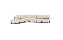 Load image into Gallery viewer, Luna - Sectional - Sunset Beige - High Arms - Tall Legs

