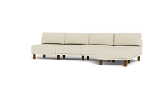 Load image into Gallery viewer, Luna - Sofa - Sunset Beige - High Arms - Tall Legs

