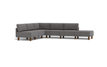 Load image into Gallery viewer, Luna - Sectional - Storm Grey - High Arms - Tall Legs
