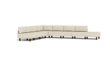 Load image into Gallery viewer, Luna - Sectional - Sunset Beige - High Arms - Tall Legs
