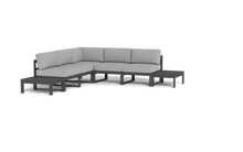 Load image into Gallery viewer, Mistral - Sectional - Pebble - Block - Silver Shade
