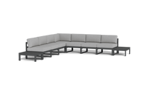 Load image into Gallery viewer, Mistral - Sectional - Pebble - Block - Silver Shade
