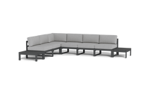 Load image into Gallery viewer, Mistral - Sectional - Pebble - Block - Silver Shade
