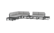 Load image into Gallery viewer, Mistral - Sectional - Pebble - Block - Silver Shade
