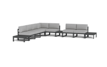 Load image into Gallery viewer, Mistral - Sectional - Pebble - Block - Silver Shade
